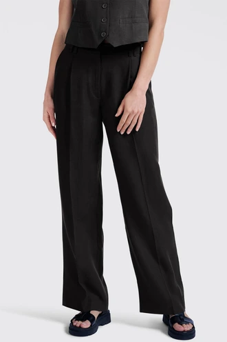 Yaya 01-301196-505 broek linnen mix