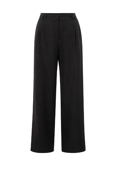 Yaya 01-301196-505 broek linnen mix