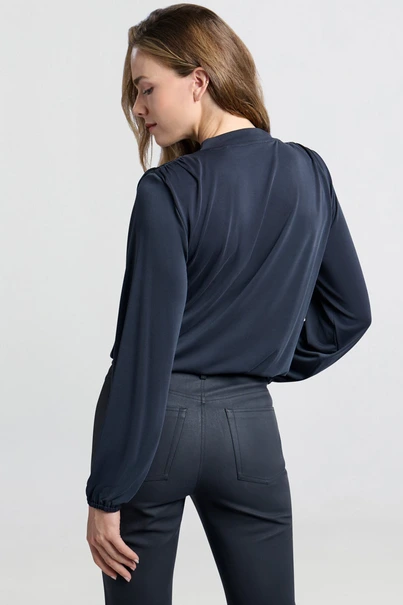 Yaya 01-309153-409 broek vegan leer