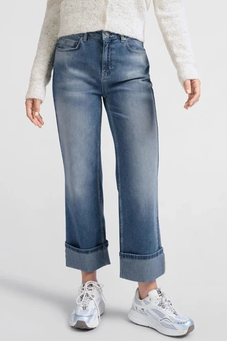 Yaya 01-311080-502 jeans roll up