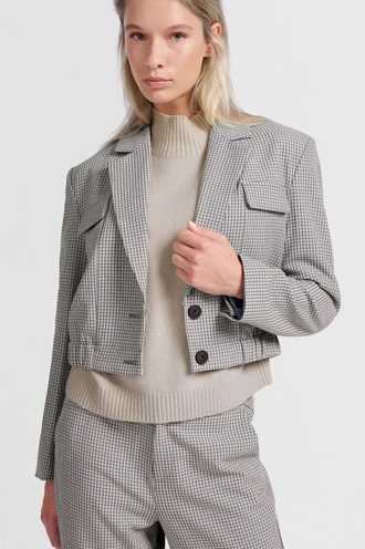 Yaya 01-501063-501 ruit blazer kort