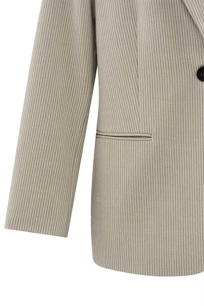 Yaya 01-501065-503 pinstripe blazer