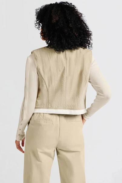 Yaya 01-521001-503 gilet two tone