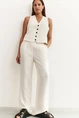 Yaya 01-521003-505 gilet pinstripe