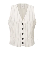 Yaya 01-521003-505 gilet pinstripe