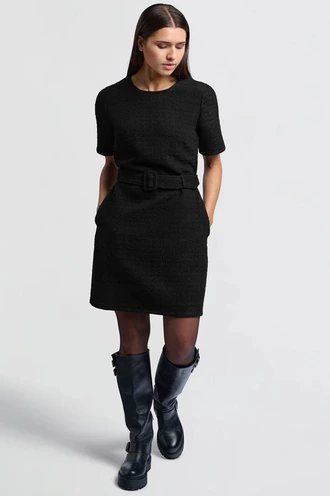 Yaya 01-601166-411 jurk ceintuur