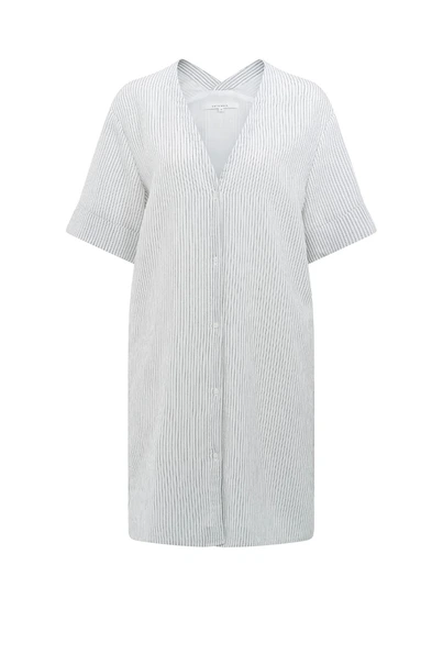 Yaya 01-601183-506 jurk streep v-h