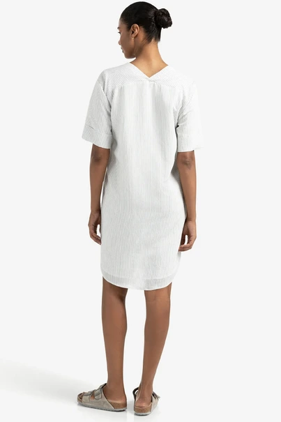 Yaya 01-601183-506 jurk streep v-h