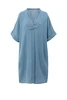 Yaya 01-601189-504 jurk chambray