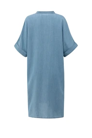 Yaya 01-601189-504 jurk chambray