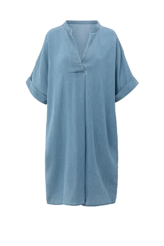 Yaya 01-601189-504 jurk chambray
