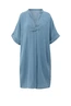 Yaya 01-601189-504 jurk chambray