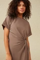 Yaya 01-609058-306 overslag jurk