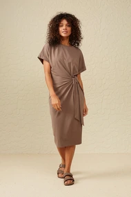 Yaya 01-609058-306 overslag jurk