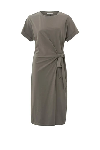 Yaya 01-609058-306 overslag jurk
