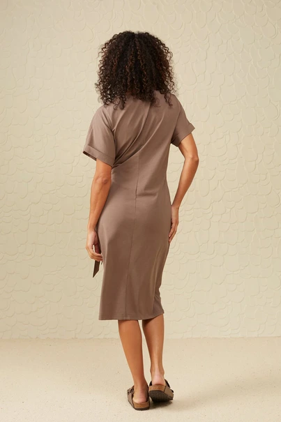 Yaya 01-609058-306 overslag jurk