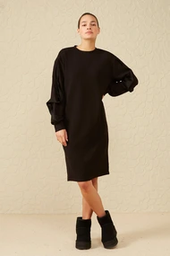 Yaya 01-609084-309 scuba sweat jurk