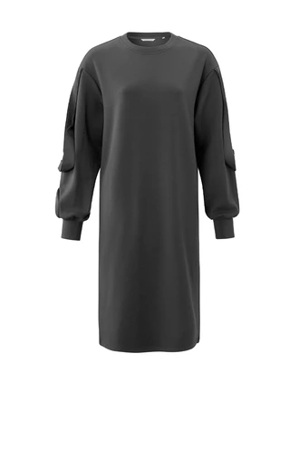 Yaya 01-609084-309 scuba sweat jurk