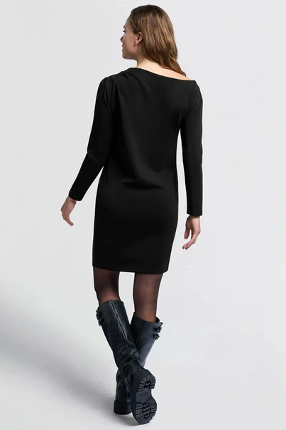 Yaya 01-609153-411 jurk scuba stof