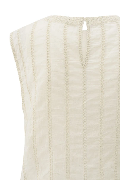 Yaya 01-701310-506 mouwloze blouse