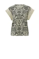 Yaya 01-709053-303 top print ruffle