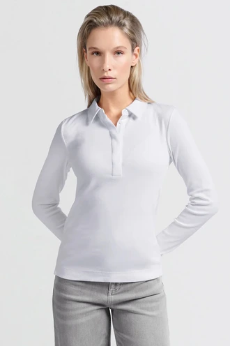 Yaya 01-709256-501 polo ribtricot