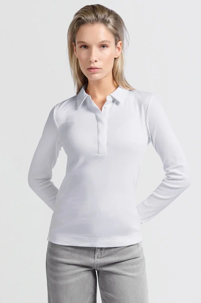 Yaya 01-709256-501 polo ribtricot