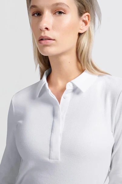 Yaya 01-709256-501 polo ribtricot