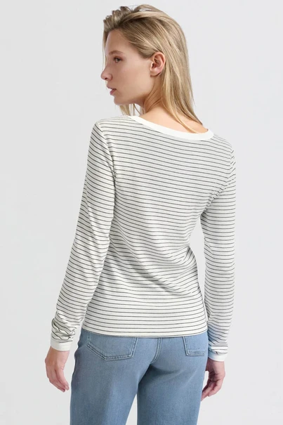 Yaya 01-709273-502 streep t-shirt