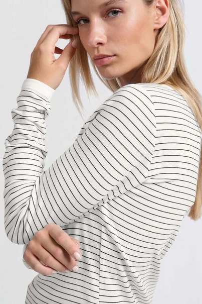 Yaya 01-709273-502 streep t-shirt