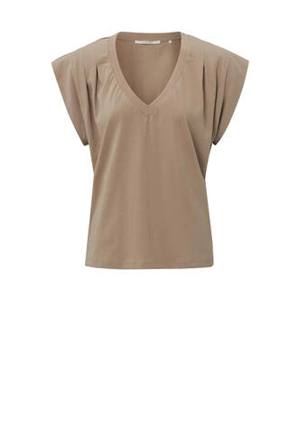Yaya 01-719034-306 t-shirt v plooi