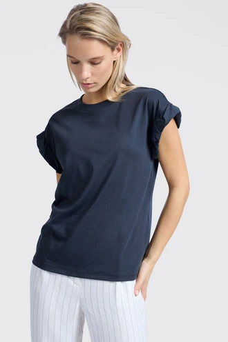 Yaya 01-719069-505 t-shirt roll up