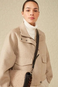 Yaya 02-001015-309 jacket wol mix