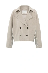 Yaya 02-001043-501 korte coat glans