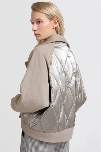 Yaya 02-001043-501 korte coat glans