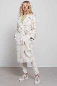 Yaya 02-011006-302 coat ruit dessin