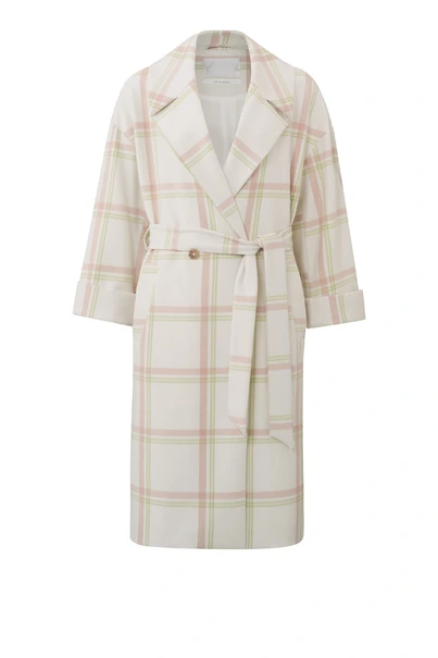 Yaya 02-011006-302 coat ruit dessin