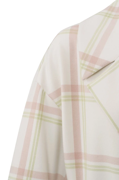 Yaya 02-011006-302 coat ruit dessin