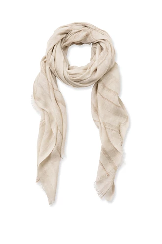 Yaya 1301133-215 shawl beige streep