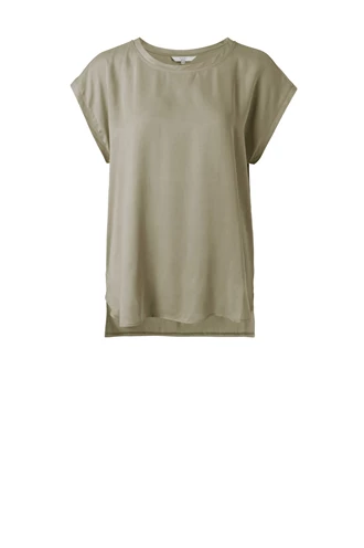 Yaya 1901116-214 t-shirt cupro mix